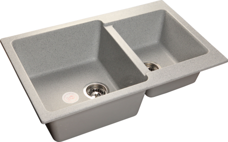 Кухонная мойка GranFest Practik 780K, P-780K серый